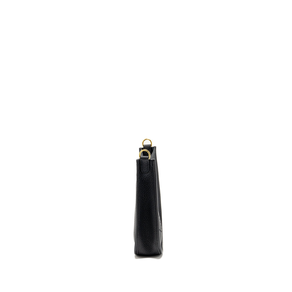 Hermes Mini Evelyne Clemence Black GHW