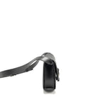 DIOR LARGE GALLOP BAG WITH STRAP GRAINED SMOOTH CALFSKIN BLACK SILVER/GOLD HARDWARE