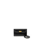 HERMES KELLY TO GO LIZARD NILOTICUS LISSE BLACK GHW