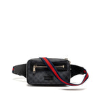 GUCCI BELT/WAIST BAG GG SUPREME CANVAS BLACK/MULTICOLOUR SHW