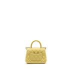 CHANEL MINI COCOHANDLE CAVIAR YELLOW LGHW