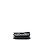CHANEL SMALL 2.55 REISSUE DOUBLE FLAP BAG AGED CALFSKIN BLACK GHW