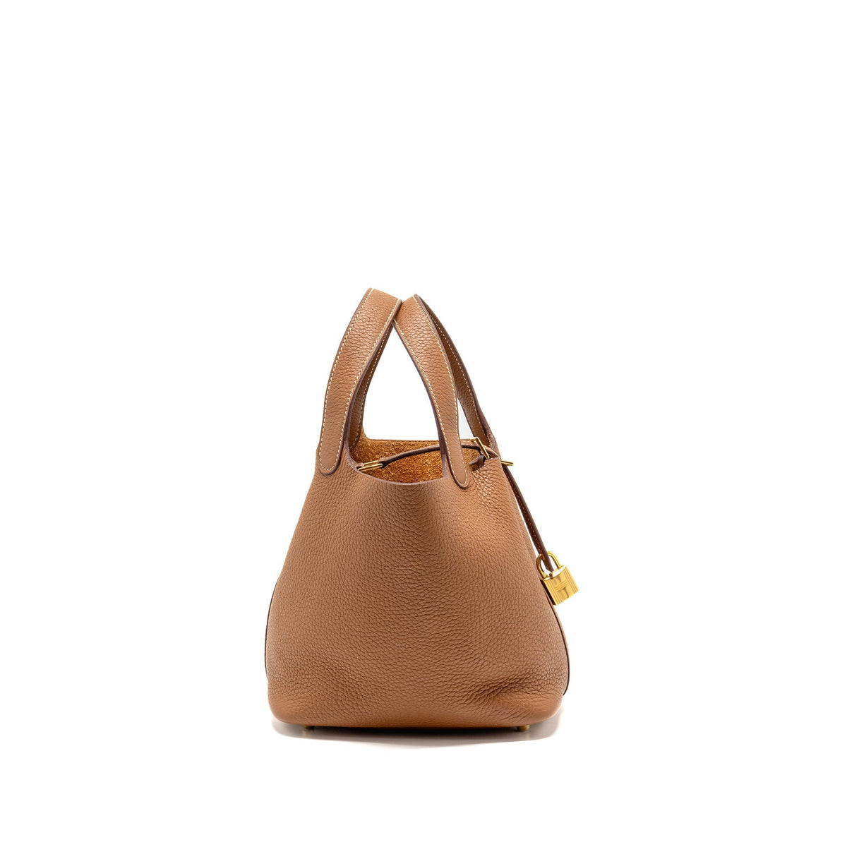 Hermes Picotin 18 Lock Bag Clemence Gold GHW