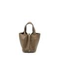 HERMES PICOTIN 18 CLEMENCE LOCK BAG ETOUPE SHW