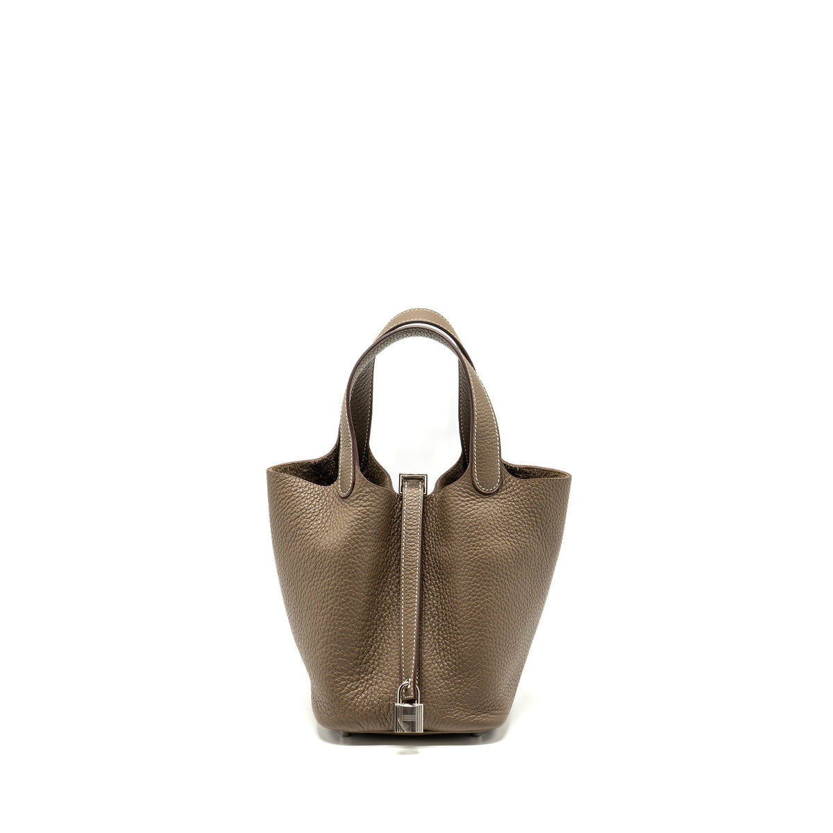 HERMES PICOTIN 18 CLEMENCE LOCK BAG ETOUPE SHW