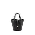 Hermes Picotin 18 Lock Bag Clemence Black SHW