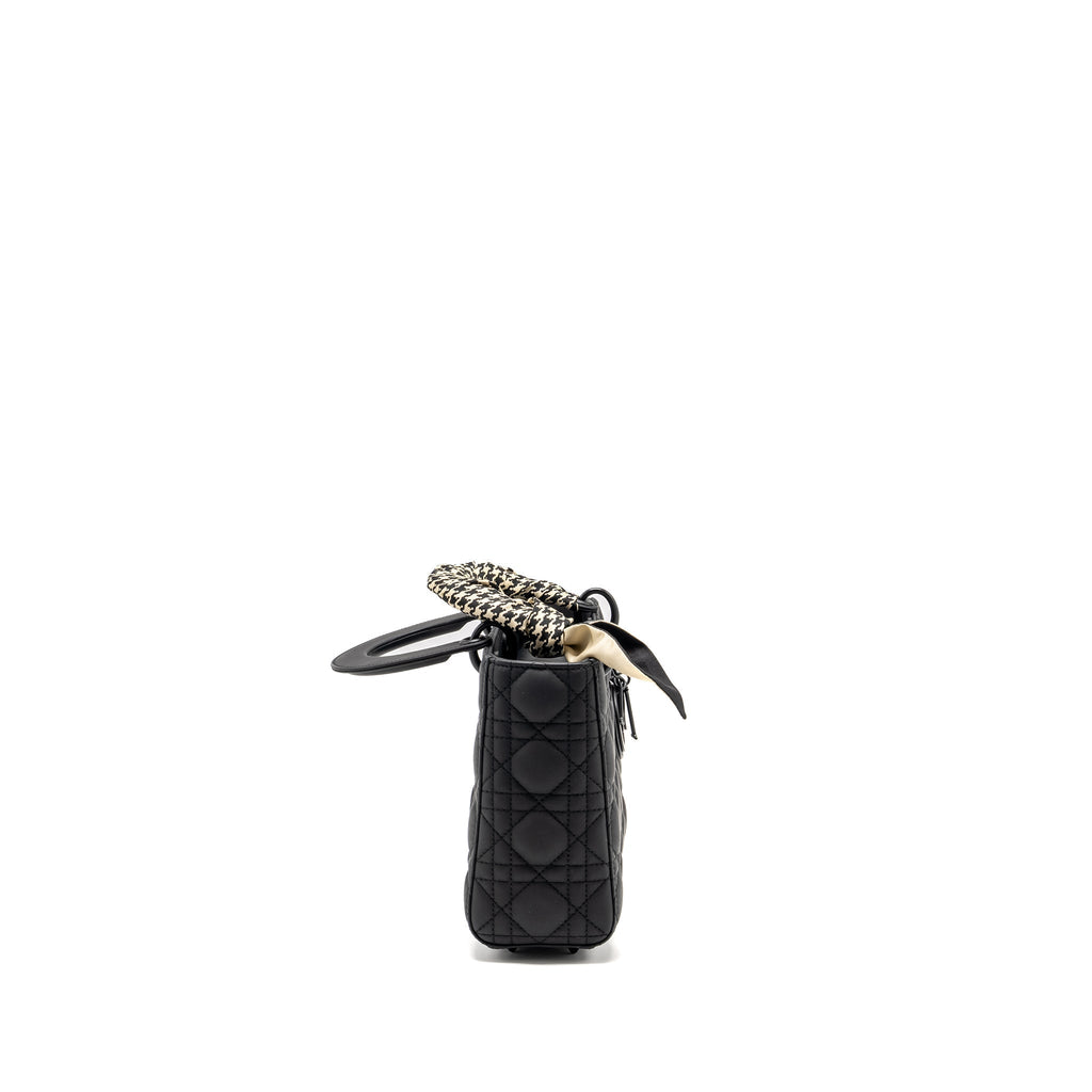 DIOR SMALL MY ABC LADY DIOR CANNAGE CALFSKIN SO BLACK