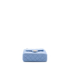 CHANEL 23C SMALL HOBO BAG CAVIAR LIGHT BLUE GHW(MICROCHIP)