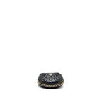CHANEL 23C ROUND CLUTCH LAMBSKIN BLACK GHW (MICROCHIP)