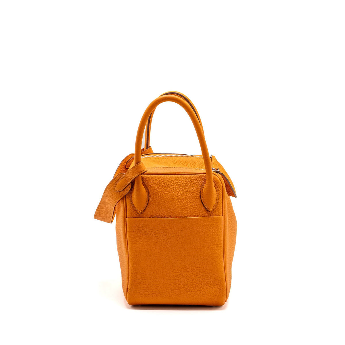Hermes Lindy 30 Clemence Apricot SHW