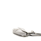 DIOR HOMME SADDLE BELT BAG CALFSKIN WHITE SHW