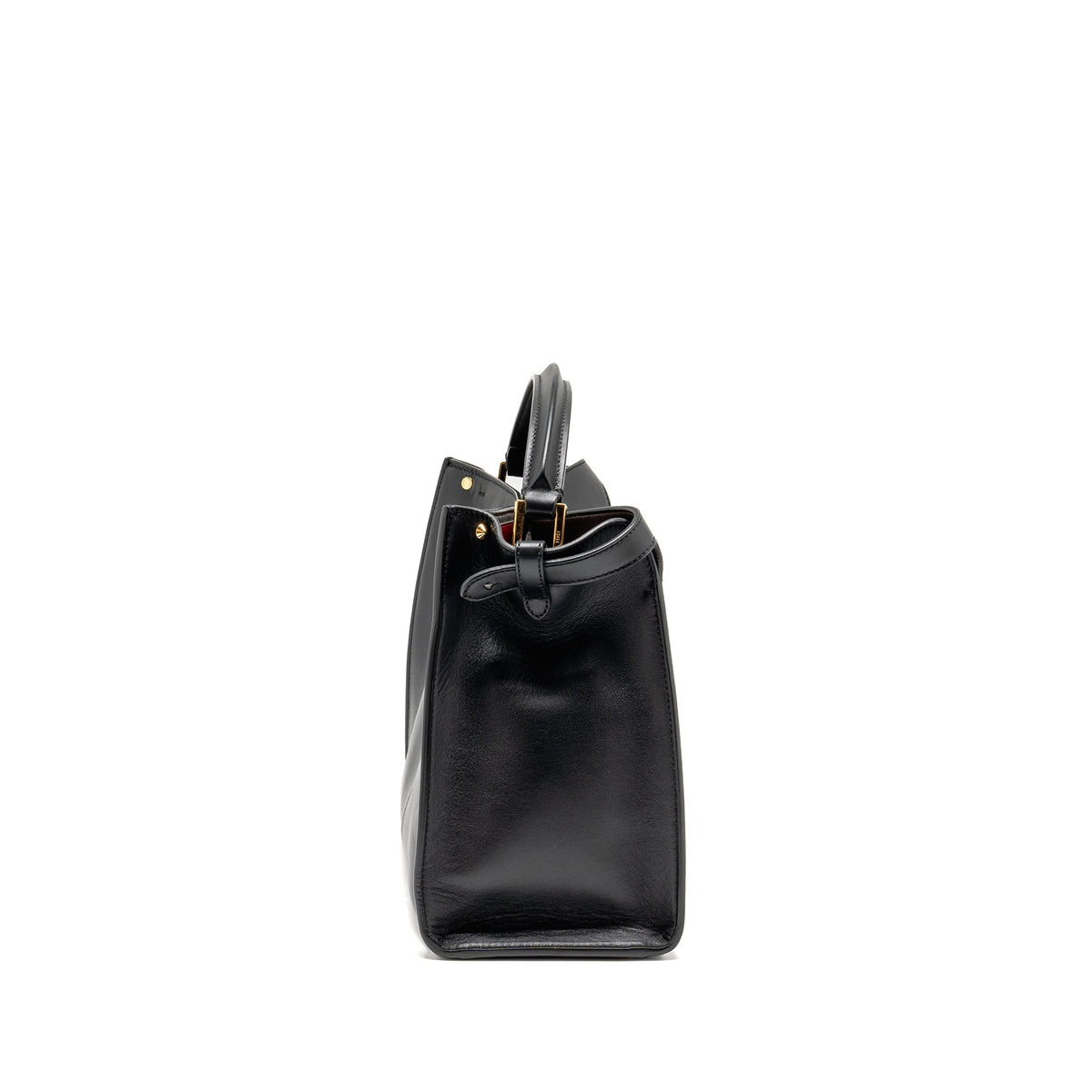 FENDI PEEKABOO X-LITE MEDIUM CALFSKIN BLACK GHW