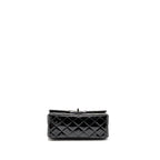 CHANEL MINI 2.55 REISSUE PATENT SO BLACK
