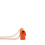 CHANEL MINI RECTANGULAR FLAP BAG LAMBSKIN ORANGE SHW