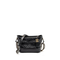 CHANEL SMALL GABRIELLE HOBO BAG CALFSKIN BLACK MULTICOLOUR HARDWARE