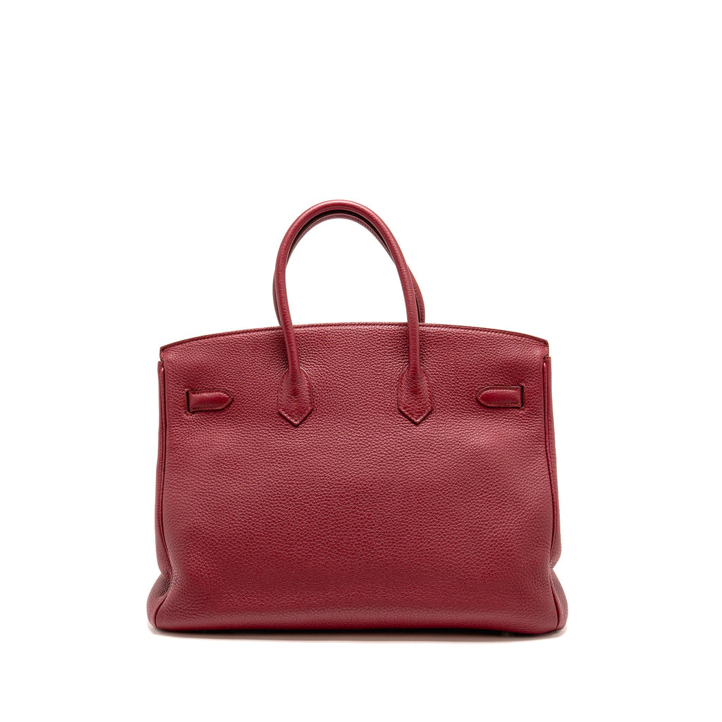 Hermes Birkin 35 clemence b5 rubis SHW