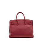 Hermes Birkin 35 clemence b5 rubis SHW