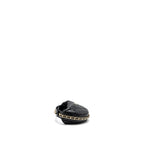 CHANEL 23C ROUND CLUTCH LAMBSKIN BLACK GHW (MICROCHIP)