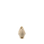 FENDI NANO FENDIGRAPHY LEATHER CHARM CALFSKIN BEIGE GHW