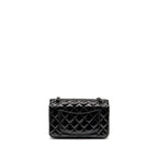 CHANEL MINI 2.55 REISSUE PATENT SO BLACK