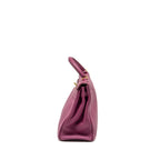 Hermes Kelly 32 Clemence Purple Tosca GHW
