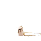 CHANEL PEARL CRUSH MINI RECTANGULAR FLAP BAG LAMBSKIN LIGHT PINK GHW (MICROCHIP)