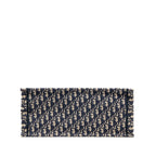 DIOR LARGE BOOK TOTE OBLIQUE EMBROIDERY ECRU/BLUE