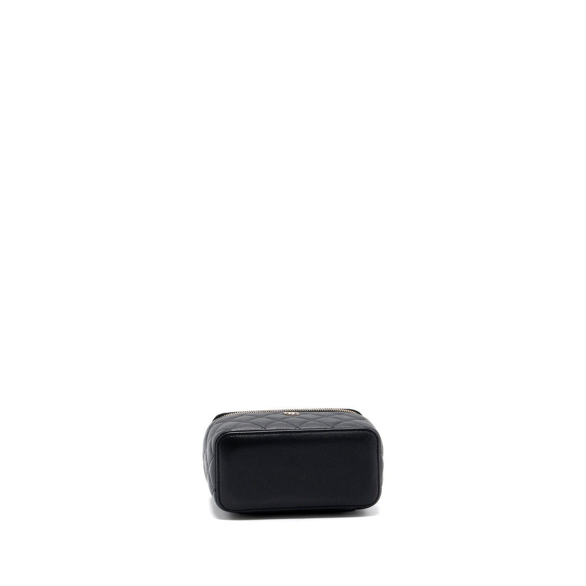 CHANEL LONG VANITY CASE CAVIAR BLACK LGHW