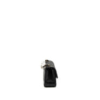 CHANEL MINI RECTANGULAR FLAP BAG LAMBSKIN BLACK LGHW (MICROCHIP)