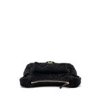 CHANEL 25N SKI SERIES COCONEIGE SHOULDER BAG NYLON BLACK LGHW (MICROCHIP)