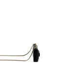 CHANEL WALLET ON CHAIN WITH POCKET BLACK CAVIAR GHW (MICROCHIP)