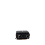 CHANEL LONG VANITY CASE CAVIAR BLACK LGHW