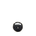 CHANEL 23C ROUND CLUTCH LAMBSKIN BLACK GHW (MICROCHIP)