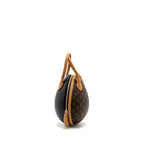 LOUIS VUITTON EGG BAG MONOGRAM CANVAS/LEATHER BROWN/BLACK GHW