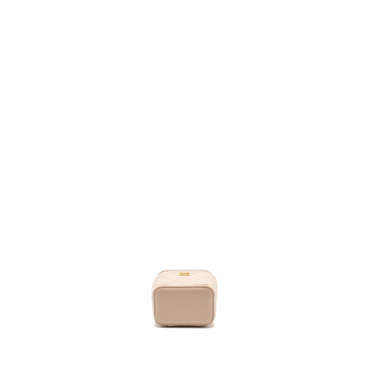 CHANEL PEARL CRUSH MINI VANITY WITH CHAIN LAMBSKIN LIGHT PINK GHW