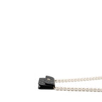CHANEL MAXI PEARL CLUTCH WITH CHAIN LAMBSKIN BLACK LGHW