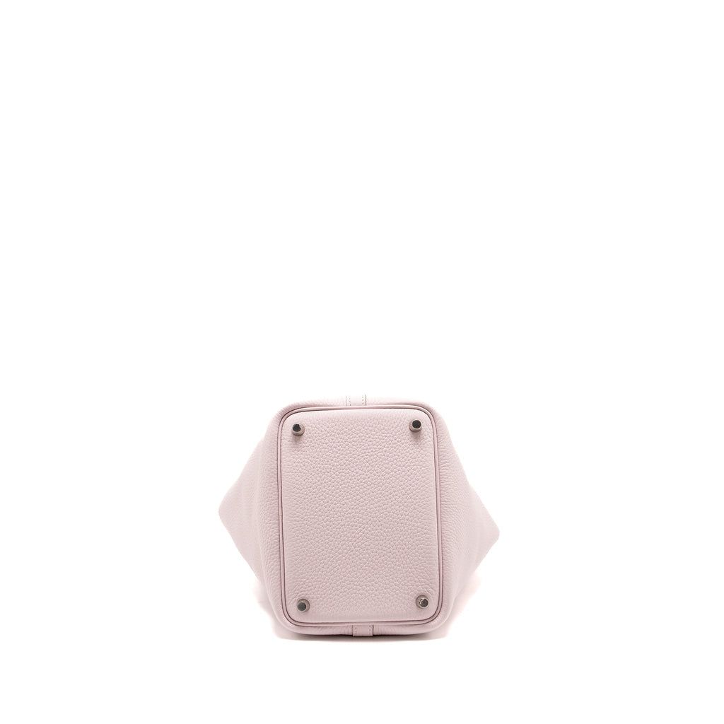 Hermes Picotin 18 Lock Bag Clemence Mauve Pale SHW
