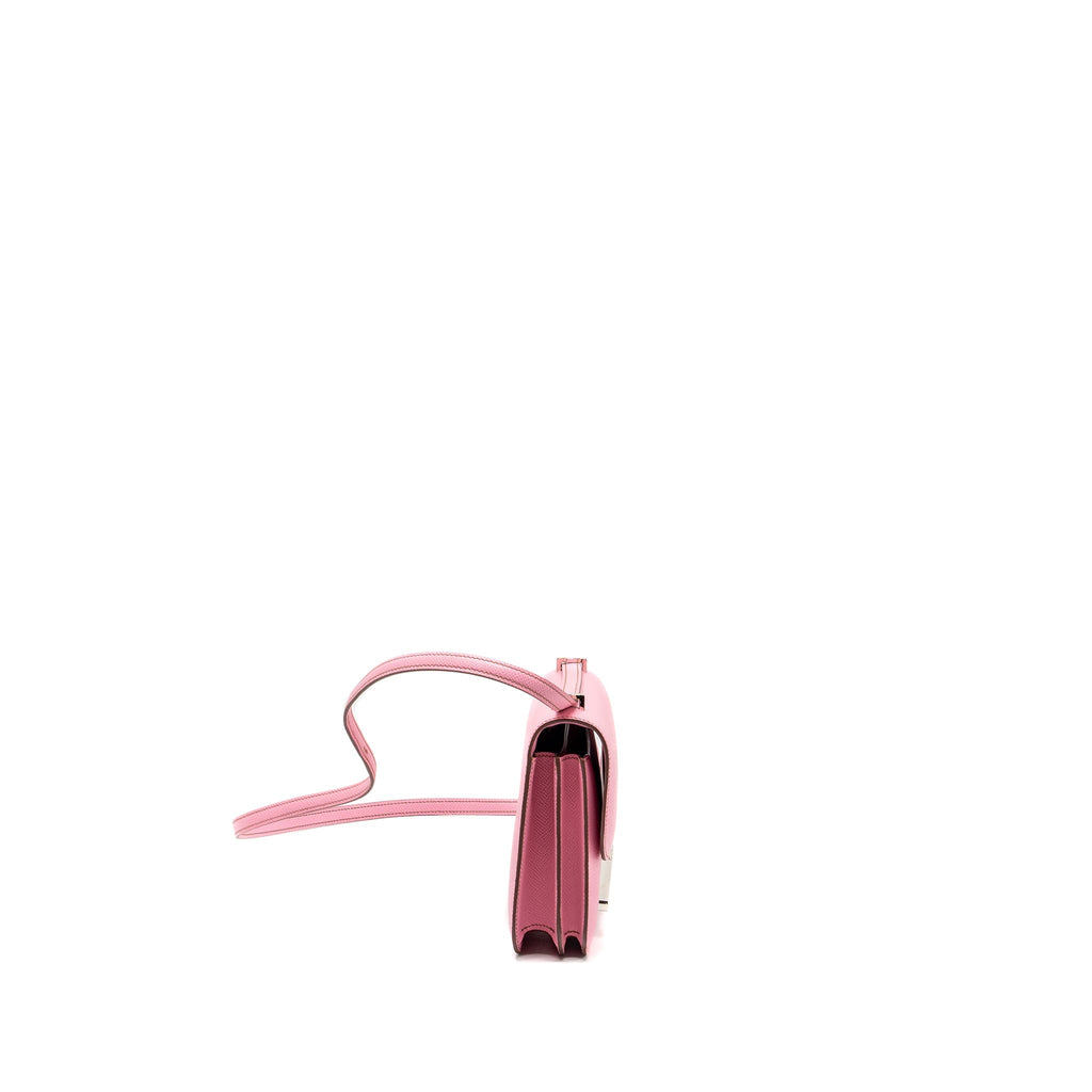 Hermes Mini Constance Epsom 5p Bubblegum Pink SHW