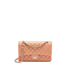 CHANEL MEDIUM CLASSIC DOUBLE FLAP BAG LAMBSKIN PINK SHW (MICROCHIP)