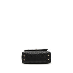 CHANEL SMALL COCO HANDLE CAVIAR BLACK LGHW (MICROCHIP)