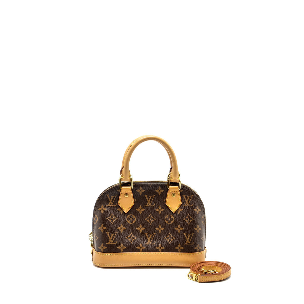 LOUIS VUITTON ALMA BB MONOGRAM CANVAS GHW