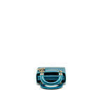 Dior mini lady dior shiny crocodile niloticus blue with crystal LGHW
