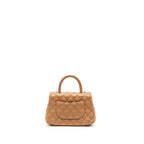 CHANEL 21P SMALL COCO HANDLE CAVIAR CARAMEL LGHW