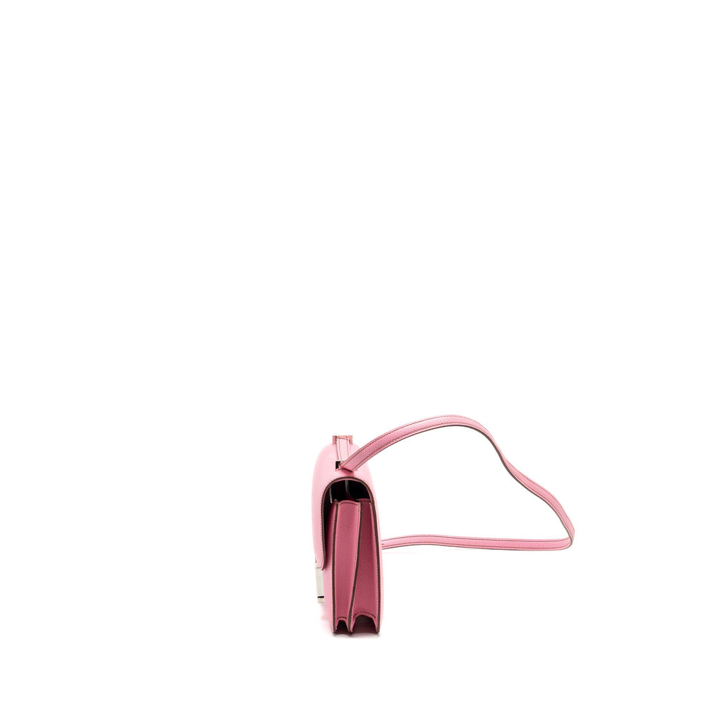 Hermes Mini Constance Epsom 5p Bubblegum Pink SHW