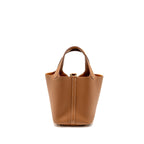 HERMES PICOTIN18 LOCK BAG CLEMENCE GOLD GHW