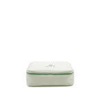 HERMES TOOGO CABRIOLE CASE, MEDIUM MODEL COTTON VERT AQUA SHW