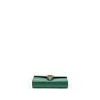 GUCCI MINI DIONYSUS WALLET ON CHAIN CALFSKIN GREEN MULTICOLOUR HARDWARE
