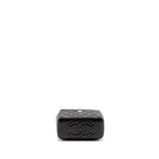 CHANEL PEARL CRUSH LONG VANITY CASE LAMBSKIN BLACK GHW (MICROCHIP)