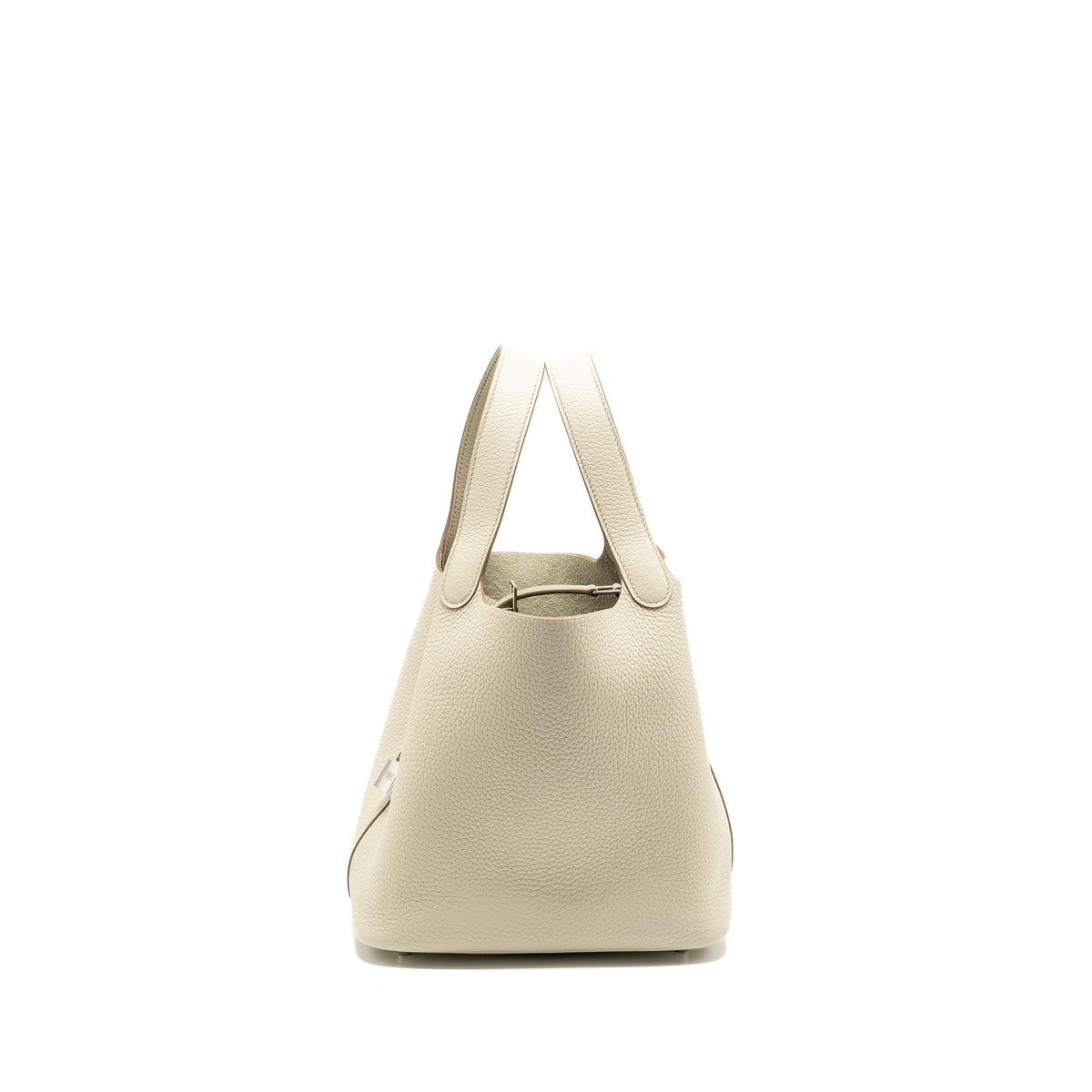 Hermes Picotin 22 Lock Bag Clemence Beton SHW