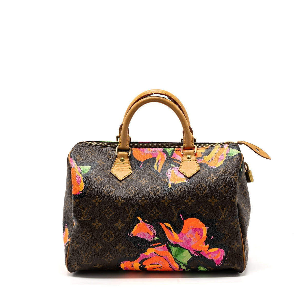 LOUIS VUITTON SPEEDY 30 LIMITED FLOWER PRINT MONOGRAM CANVAS GHW